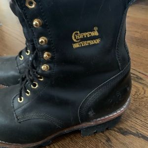 Mens Chippewa Work Boots